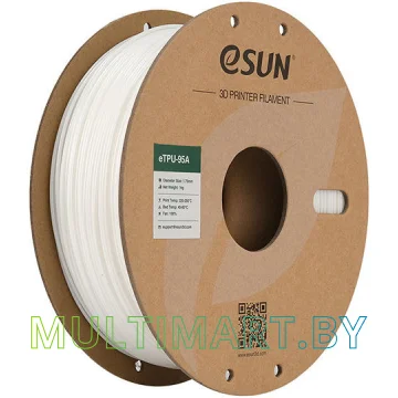 Пластик eSUN eTPU-95A (1.75 мм, 1 кг, белый)